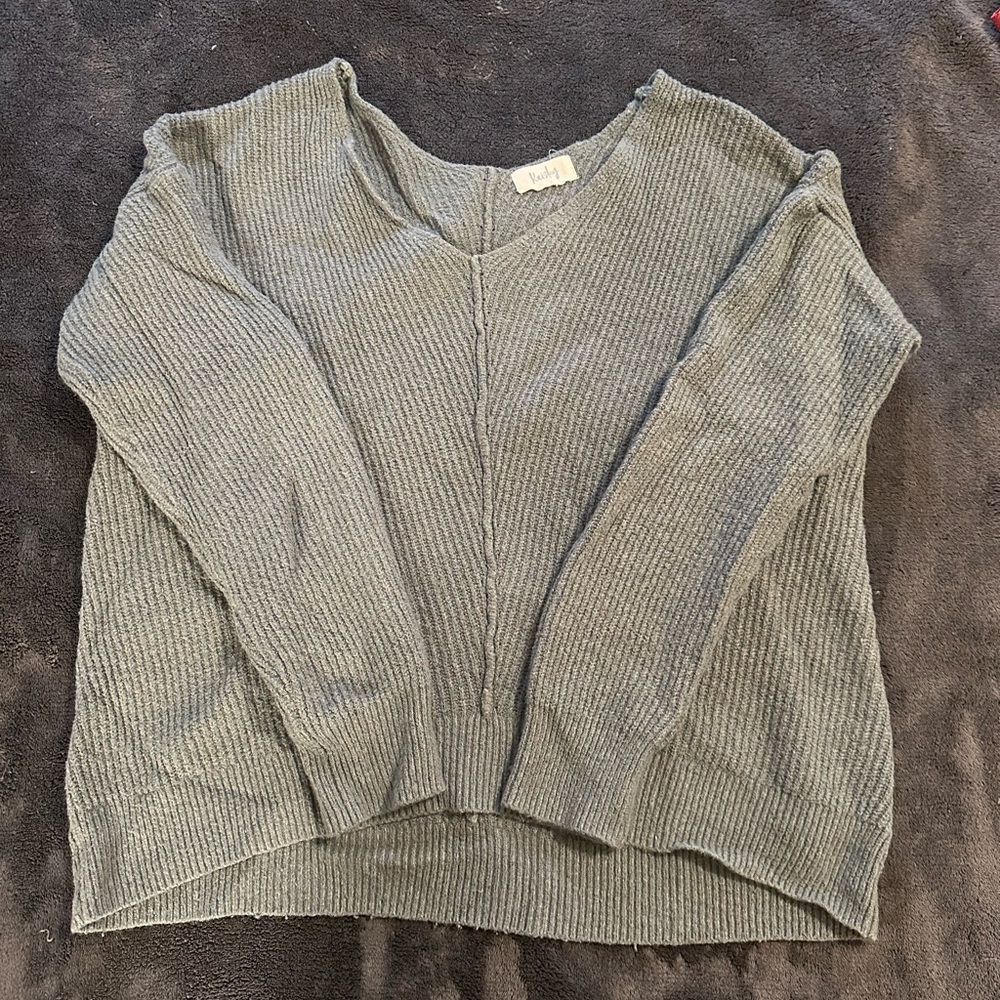 Off the shoulder sweater